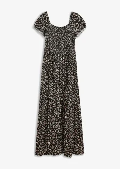 Femme bonprix Robes|Robe longue en viscose extensible