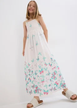 bonprix Robe longue en viscose fluide|Enfant Vêtements Enfant|Filles 9-16 Ans·Robes & Combinaisons