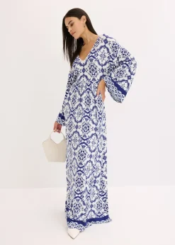 Femme bonprix Robes|Robe longue et douce en jersey viscose