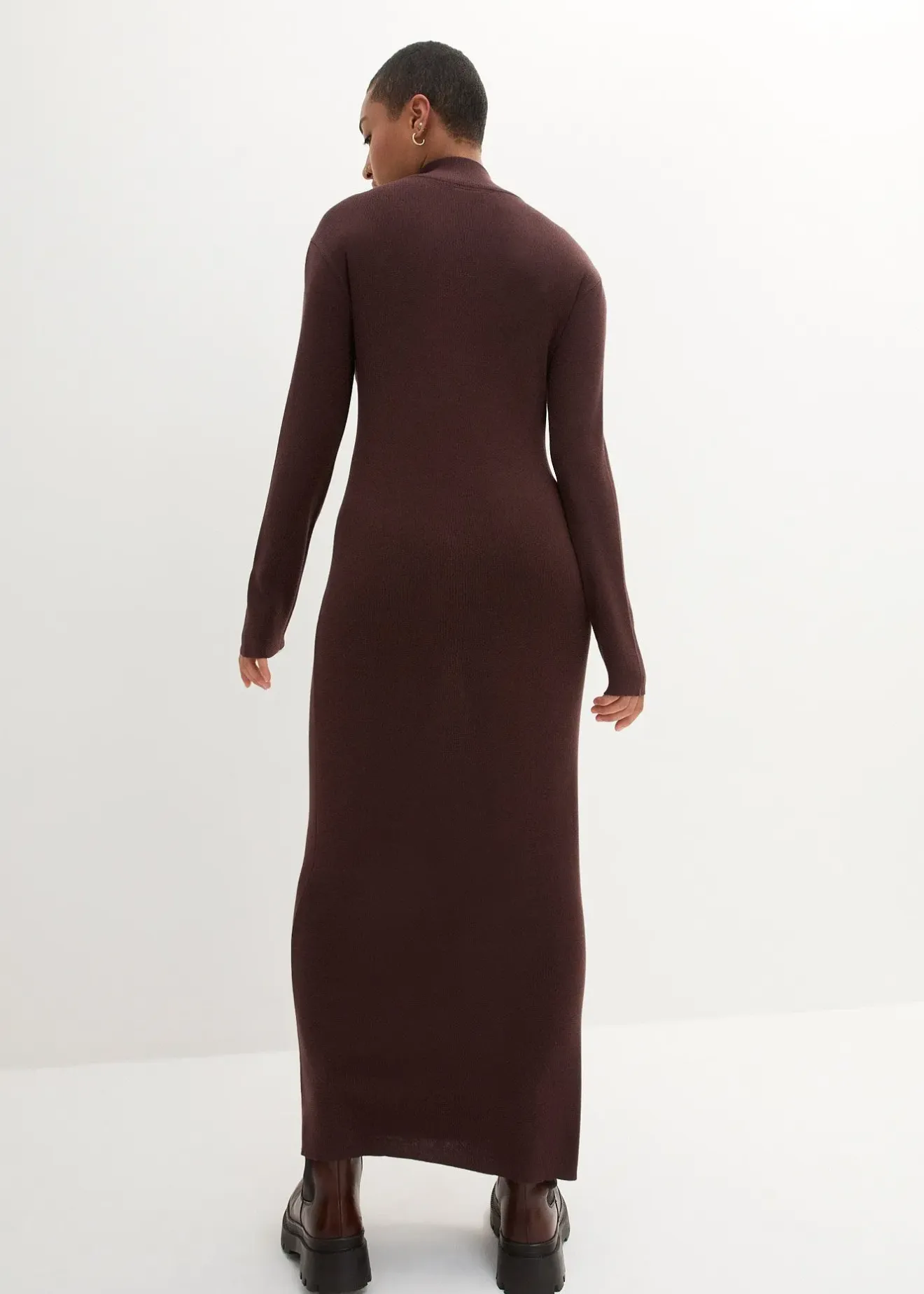 Femme bonprix Maille|Robes|Robe longue et fluide en fine maille