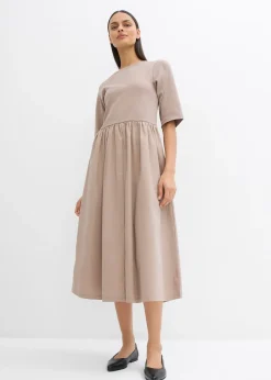 Femme bonprix Robes|Robe midi 100% coton