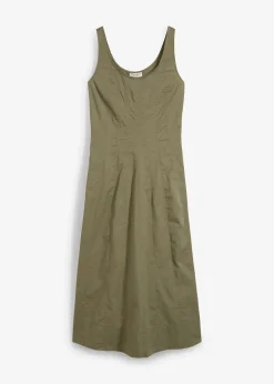 Femme bonprix Robes|Robe midi à coutures verticales