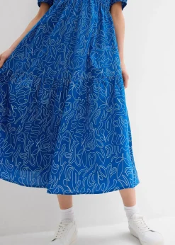 Femme bonprix Robes|Robe midi ample, 100% coton