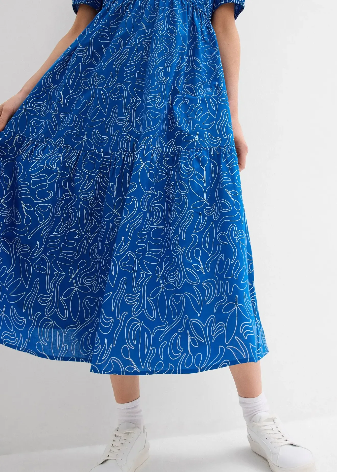 Femme bonprix Robes|Robe midi ample, 100% coton