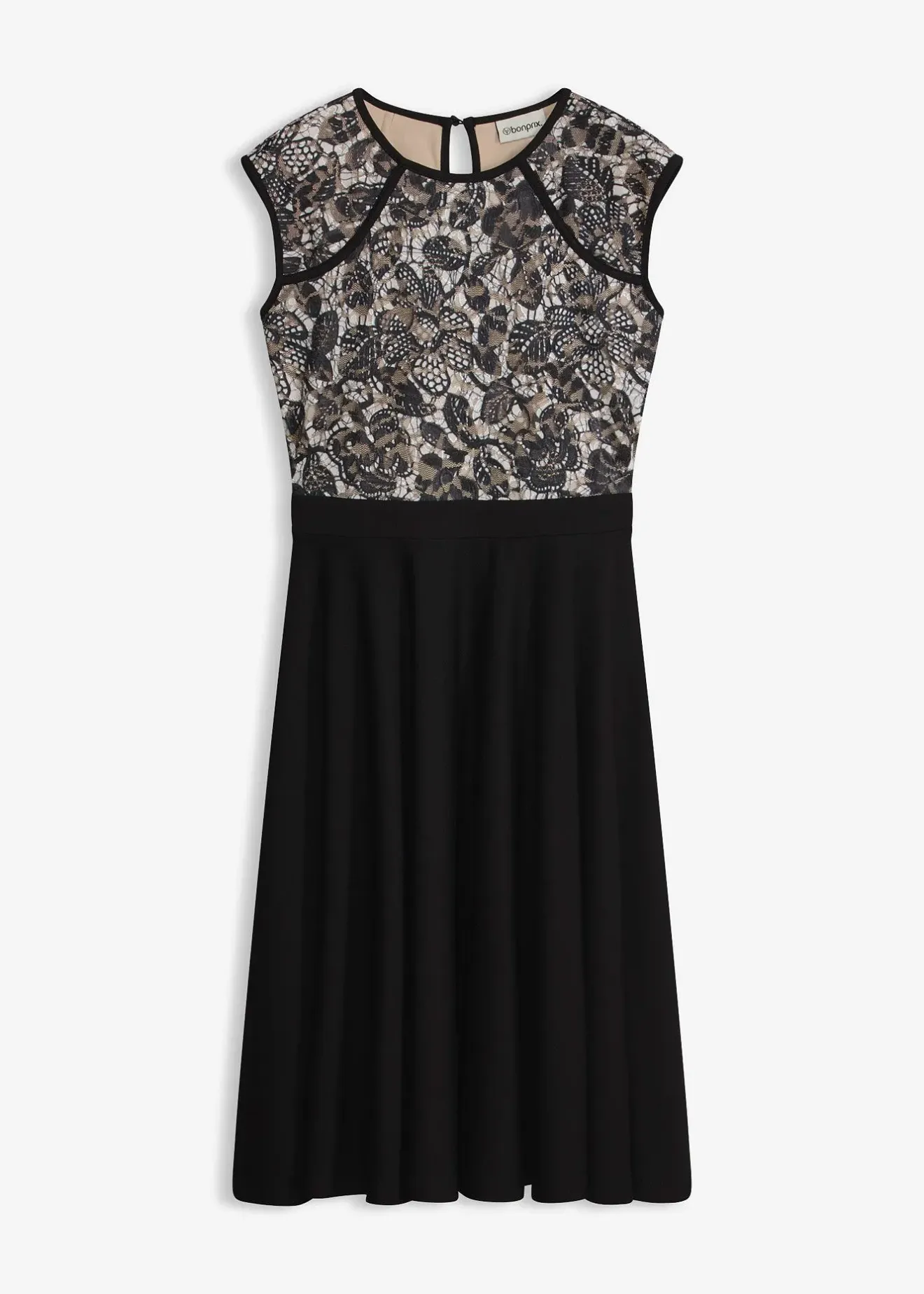 bonprix Robe midi avec dentelle|Femme Mode Festive|Robes