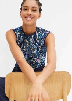 Femme bonprix Mode Festive|Robes|Robe midi avec dentelle