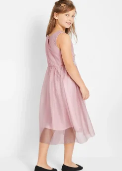 bonprix Robe midi avec empiècement dentelle|Enfant Vêtements Enfant|Filles 9-16 Ans·Robes & Combinaisons