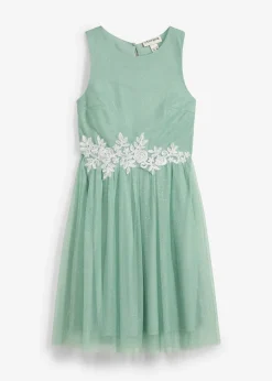 Enfant bonprix Vêtements Enfant|Filles 9-16 Ans·Robes & Combinaisons|Robe midi avec empiècement dentelle