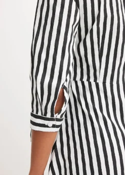 Femme bonprix Robes|Robe midi avec lien à nouer