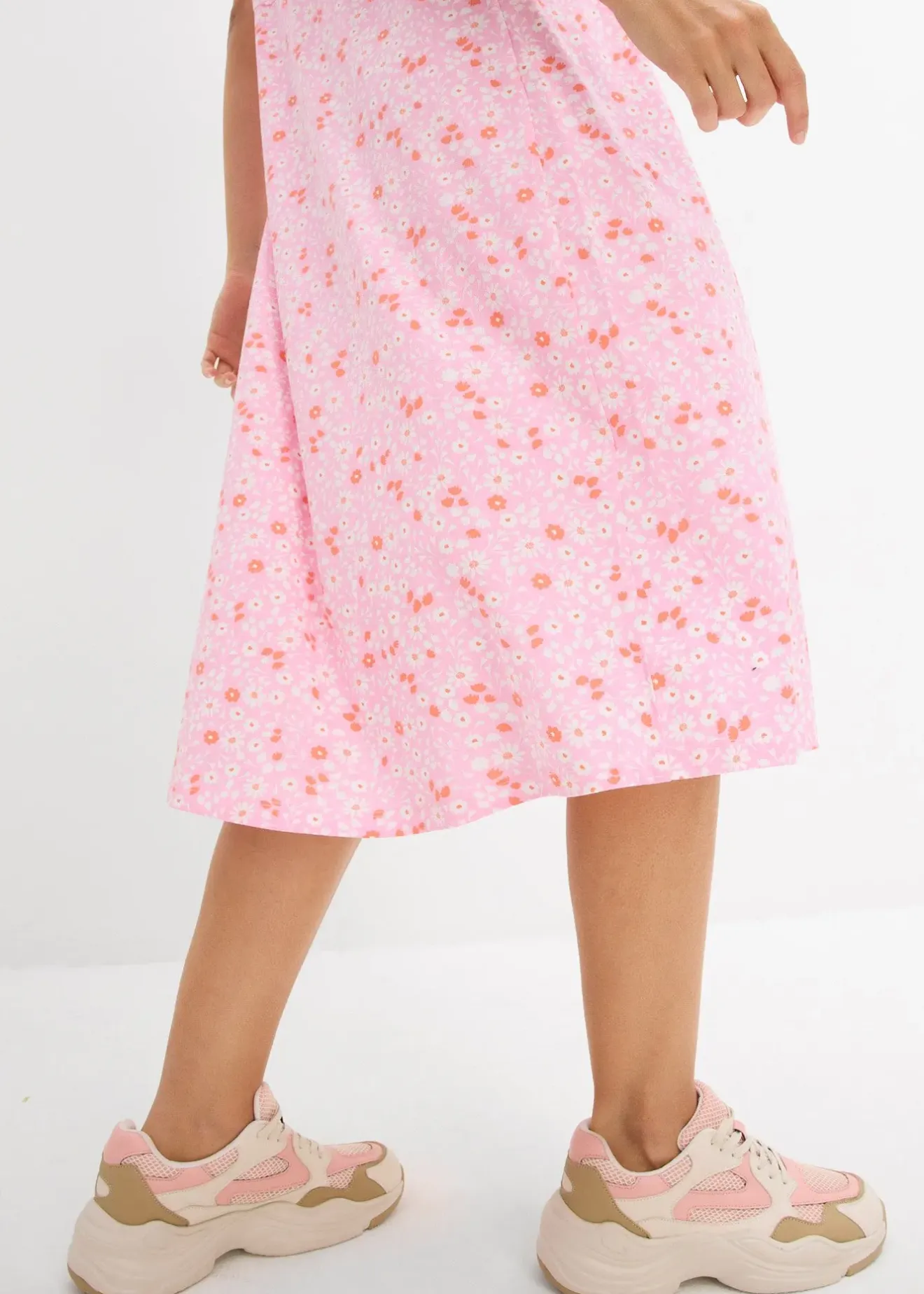 Femme bonprix Robes|Robe midi en jersey coton