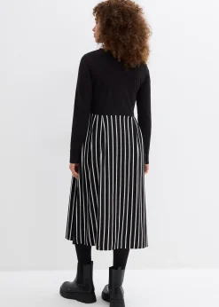 Femme bonprix Tailles Petite|Robe midi en jersey coton