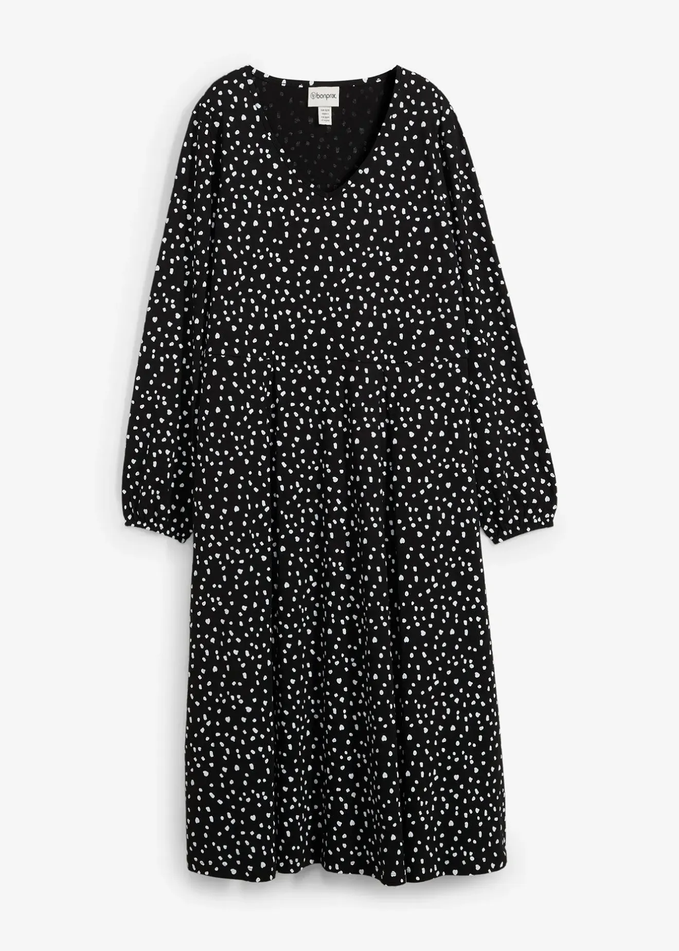 Femme bonprix Robes|Robe midi en jersey coton