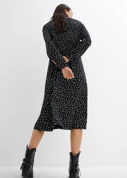 Femme bonprix Robes|Robe midi en jersey coton