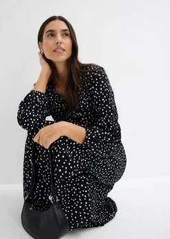 Femme bonprix Robes|Robe midi en jersey coton