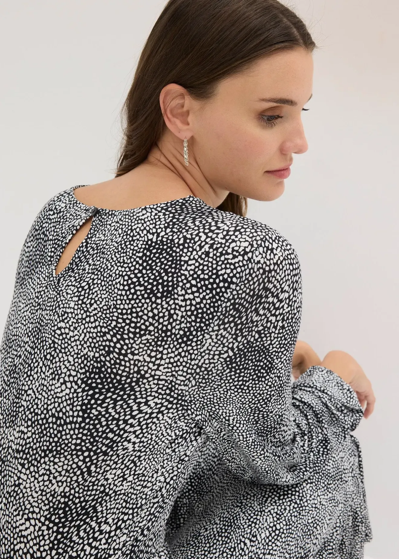 Femme bonprix Robes|Robe midi en jersey viscose extensible