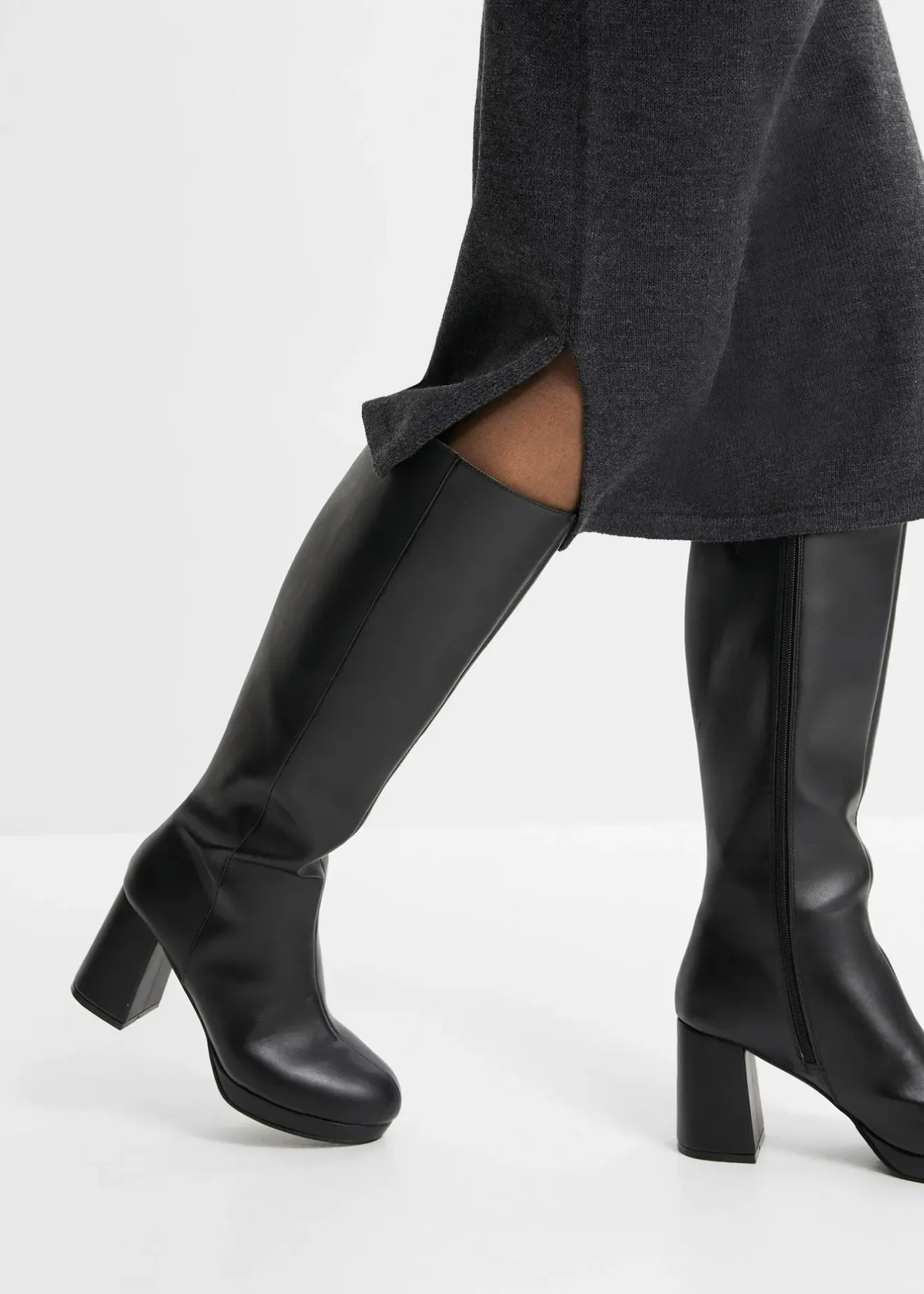 bonprix Robe midi en maille|Femme Maille|Robes