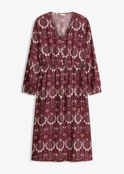 Femme bonprix Robes|Robe midi en matière douce