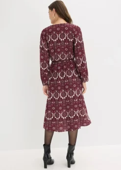 Femme bonprix Robes|Robe midi en matière douce