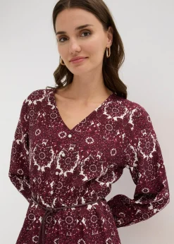 Femme bonprix Robes|Robe midi en matière douce