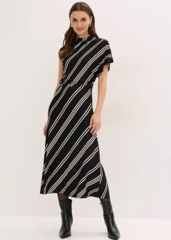 Femme bonprix Robes|Robe midi en matière douce