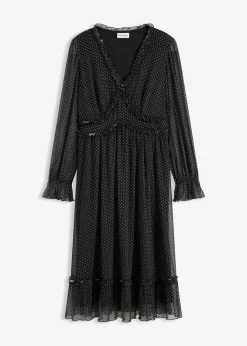 bonprix Robe midi en mesh|Femme Robes