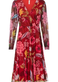 Femme bonprix Robes|Robe midi en mesh