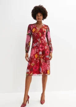 Femme bonprix Robes|Robe midi en mesh