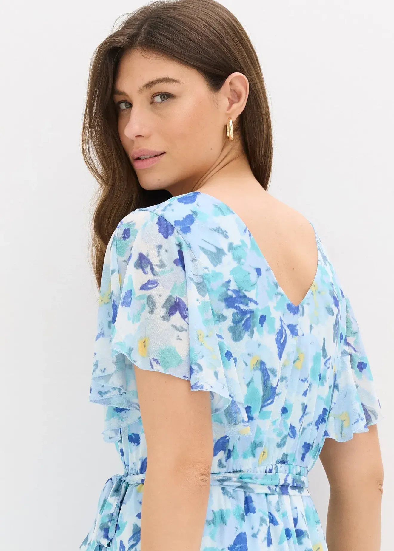 Femme bonprix Robes|Robe midi en mesh doux