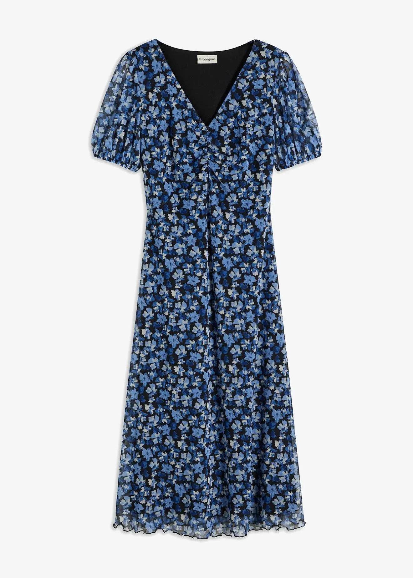 Femme bonprix Robes|Robe midi en mesh imprimé