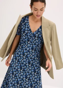 bonprix Robe midi en mesh imprimé|Femme Tailles Petite