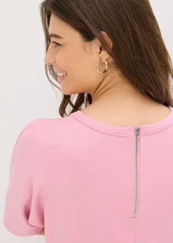 bonprix Robe midi en Punto di Roma confortable|Femme Robes