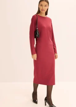 bonprix Robe midi en Punto di Roma confortable|Femme Robes