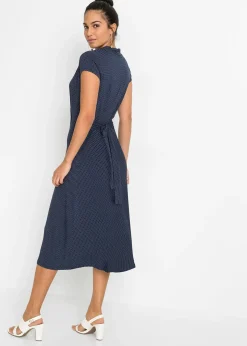 bonprix Robe midi en viscose extensible|Femme Robes