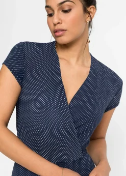 bonprix Robe midi en viscose extensible|Femme Robes