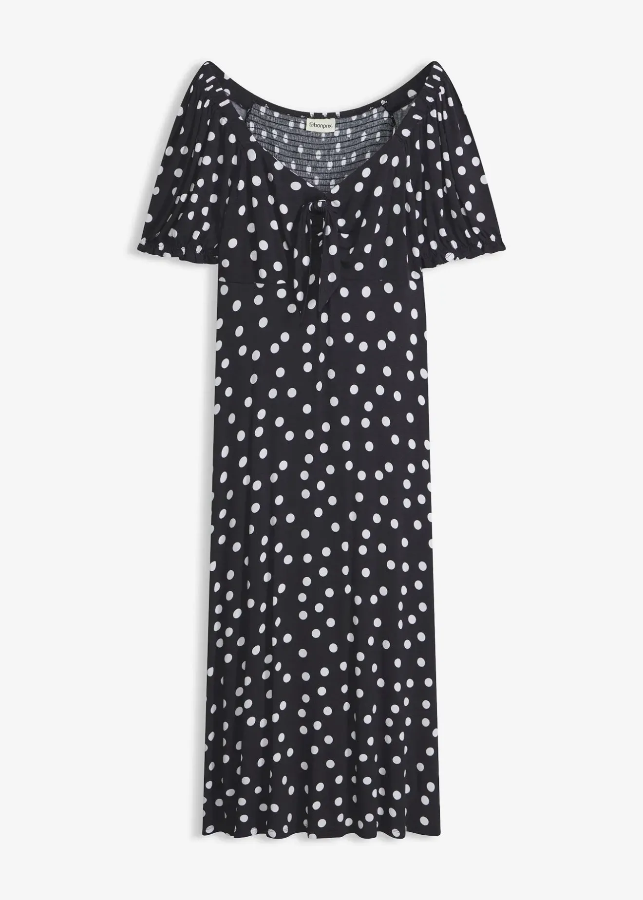 bonprix Robe midi en viscose extensible|Femme Robes