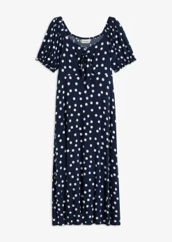 Femme bonprix Robes|Robe midi en viscose extensible