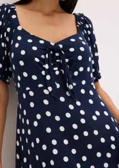 Femme bonprix Robes|Robe midi en viscose extensible