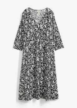 Femme bonprix Robes|Robe midi en viscose fluide