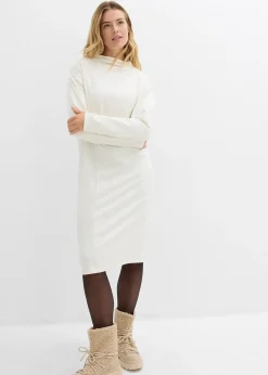 bonprix Robe midi en viscose mélangée|Femme Robes
