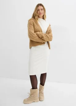 bonprix Robe midi en viscose mélangée|Femme Robes