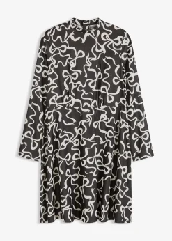 bonprix Robe midi fluide en viscose mélangée|Femme Robes