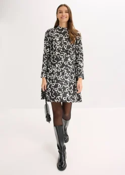 bonprix Robe midi fluide en viscose mélangée|Femme Robes