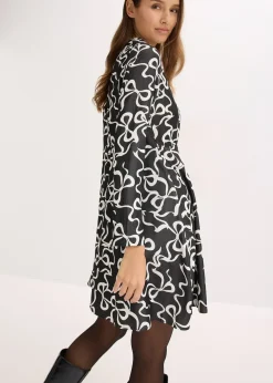 bonprix Robe midi fluide en viscose mélangée|Femme Robes