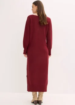 Femme bonprix Maille|Robes|Robe midi oversize en maille