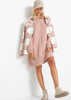 Femme bonprix Sweats|Robes|Robe molletonnée oversize