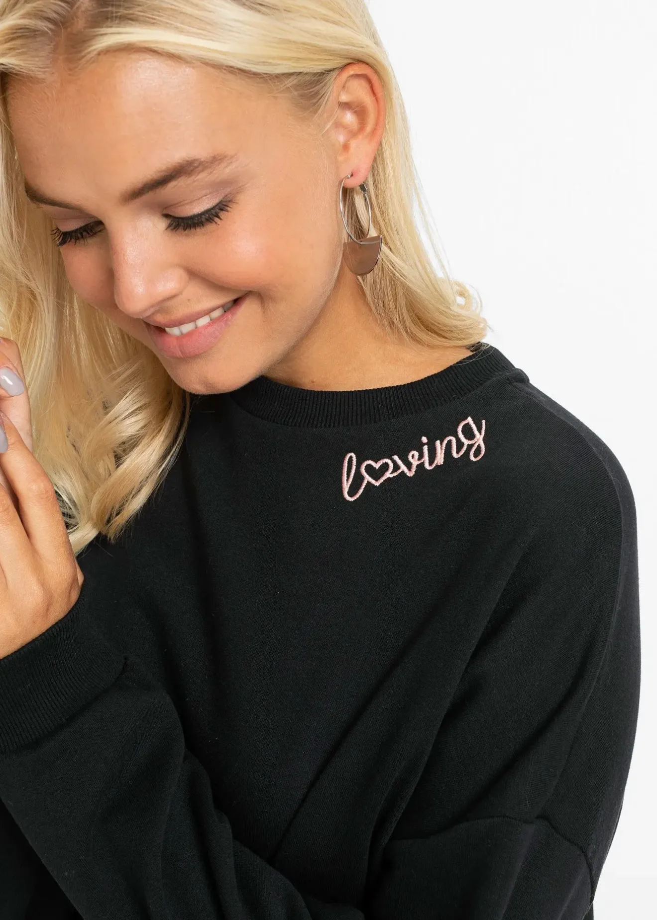 Femme bonprix Sweats|Robes|Robe molletonnée oversize