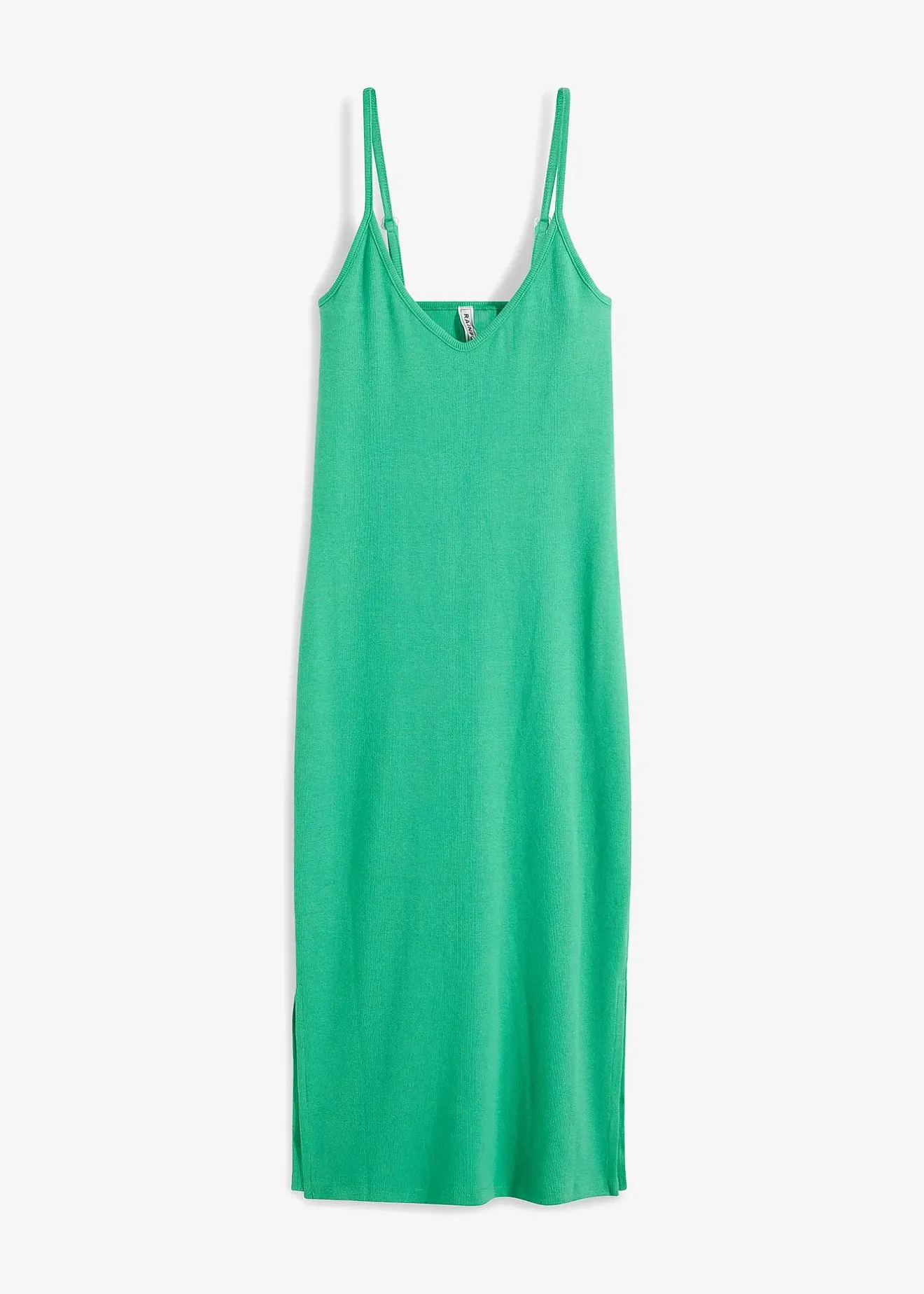 Femme bonprix Robes|Robe moulante en jersey coton côtelé