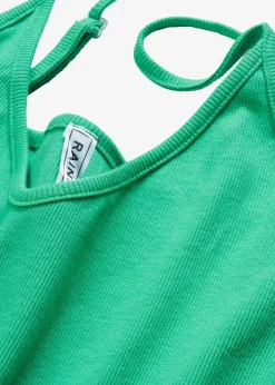 Femme bonprix Robes|Robe moulante en jersey coton côtelé