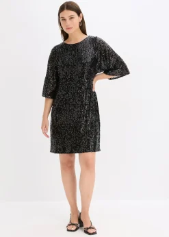 bonprix Robe oversize à sequins|Femme Mode Festive