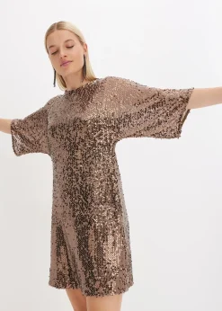 Femme bonprix Mode Festive|Robe oversize à sequins